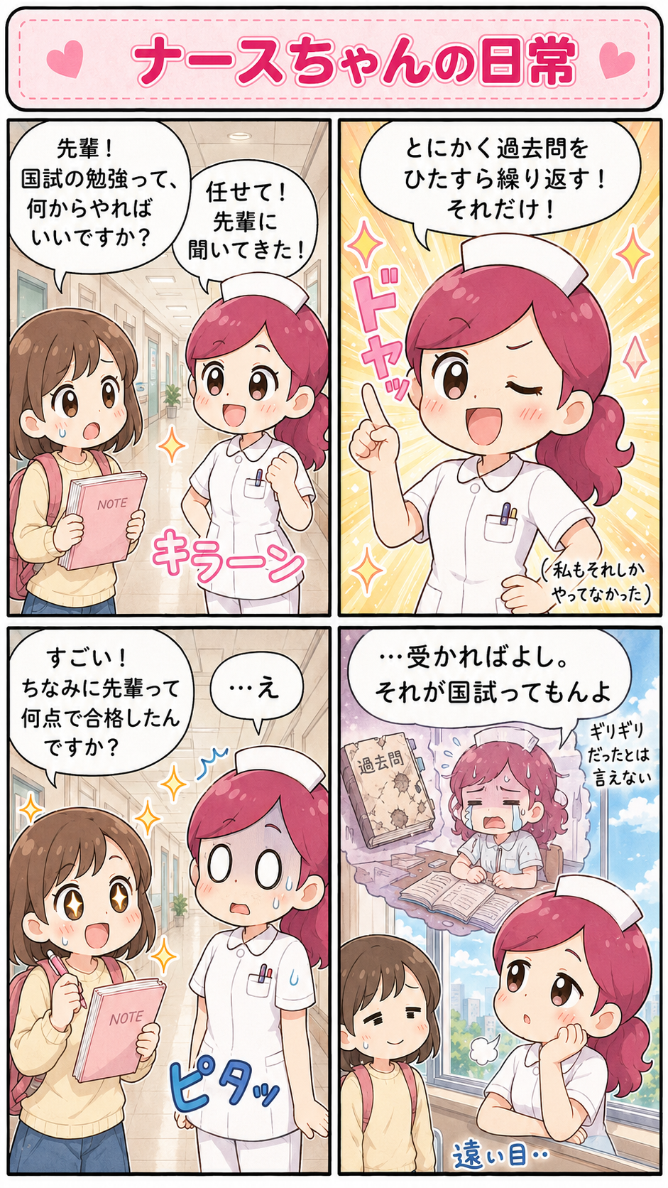 ナースちゃんの日常｜国試、何からやればいい？